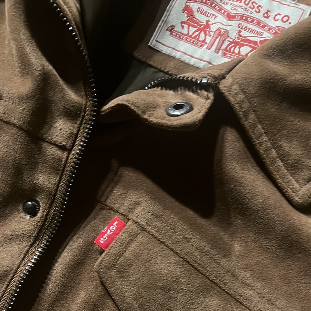 Men’s Levi suede jacket